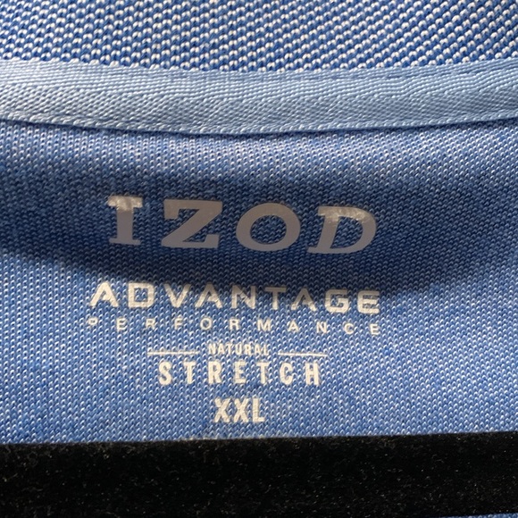Izod Advantage Performance Natural stretch striped polo szXXL - Picture 3 of 8